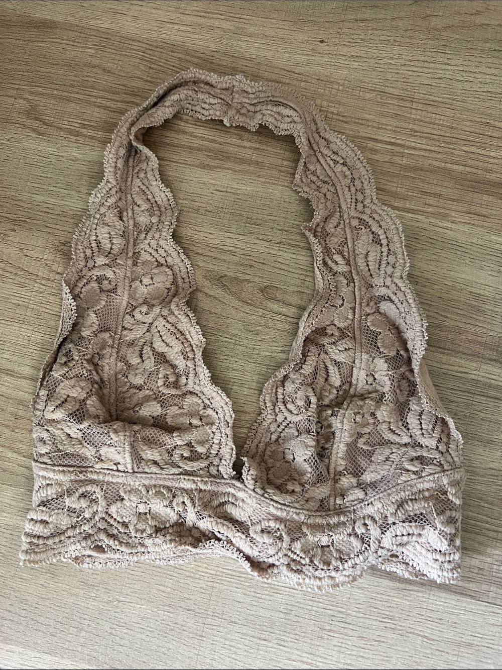 Out From Under Lace Halter Bralette